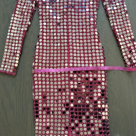 Retrofete Pink Sequin Maxi Dress - Picture 10 of 14